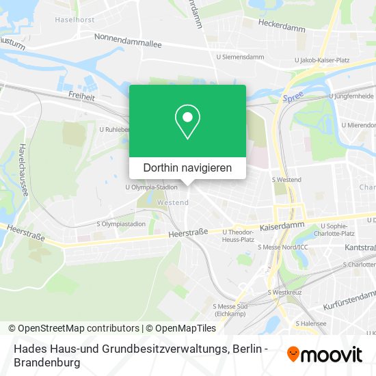 Hades Haus-und Grundbesitzverwaltungs Karte
