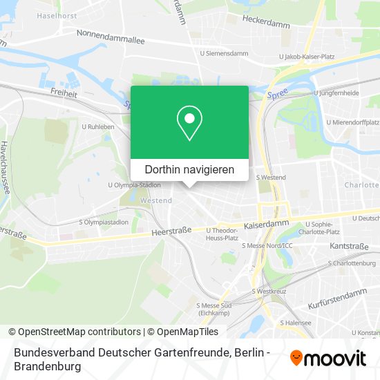 Bundesverband Deutscher Gartenfreunde Karte