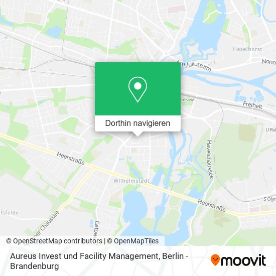 Aureus Invest und Facility Management Karte