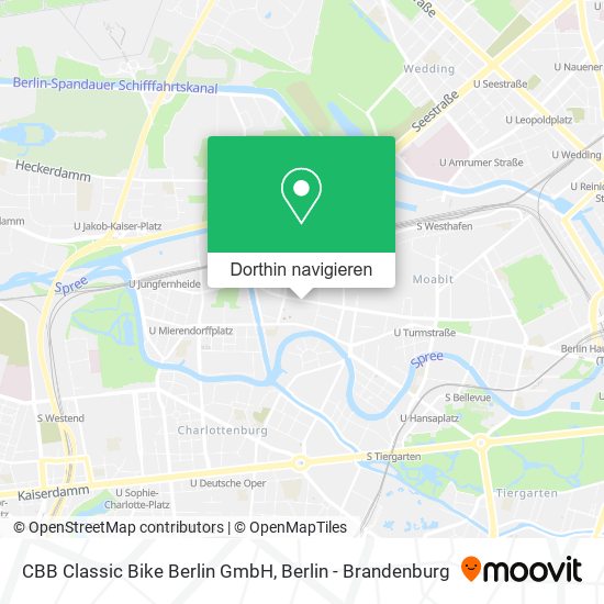 CBB Classic Bike Berlin GmbH Karte