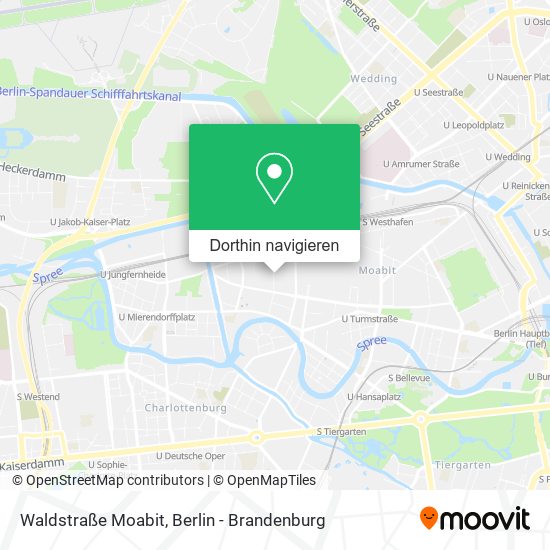 Waldstraße Moabit Karte