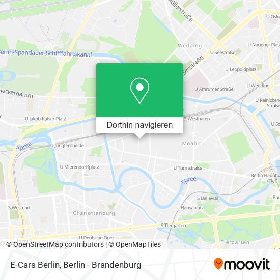 E-Cars Berlin Karte