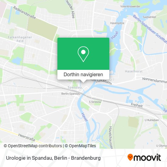 Urologie in Spandau Karte