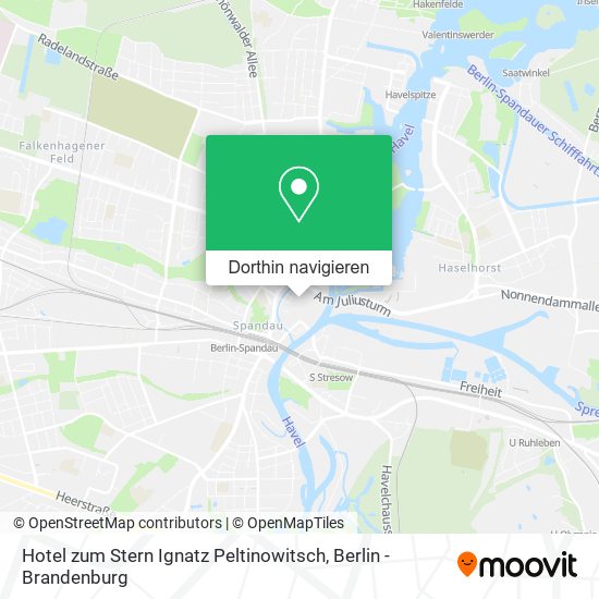 Hotel zum Stern Ignatz Peltinowitsch Karte