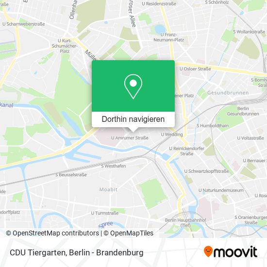 CDU Tiergarten Karte