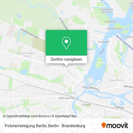 Polsterreinigung Berlin Karte