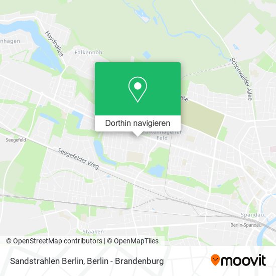 Sandstrahlen Berlin Karte