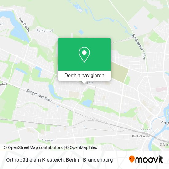 Orthopädie am Kiesteich Karte