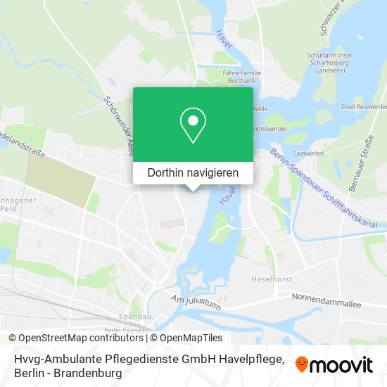 Hvvg-Ambulante Pflegedienste GmbH Havelpflege Karte
