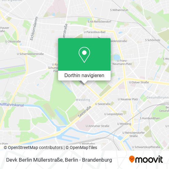 Devk Berlin Müllerstraße Karte