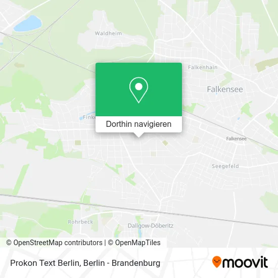 Prokon Text Berlin Karte