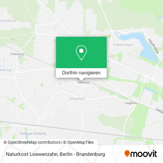 Naturkost Loewenzahn Karte