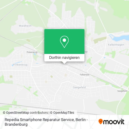 Repedia Smartphone Reparatur Service Karte