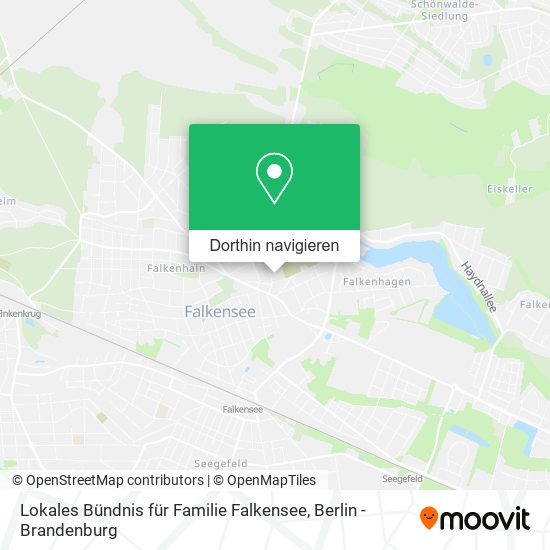 Lokales Bündnis für Familie Falkensee Karte