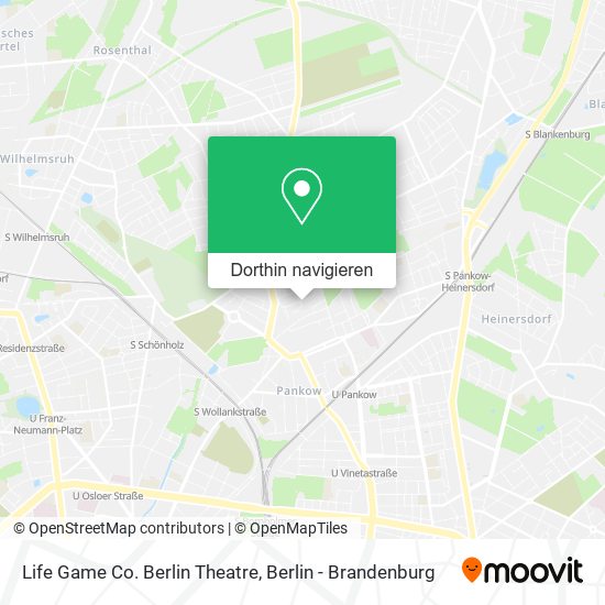Life Game Co. Berlin Theatre Karte