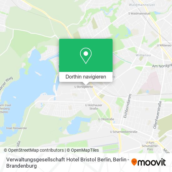Verwaltungsgesellschaft Hotel Bristol Berlin Karte