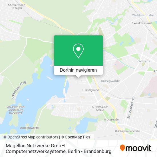 Magellan Netzwerke GmbH Computernetzwerksysteme Karte