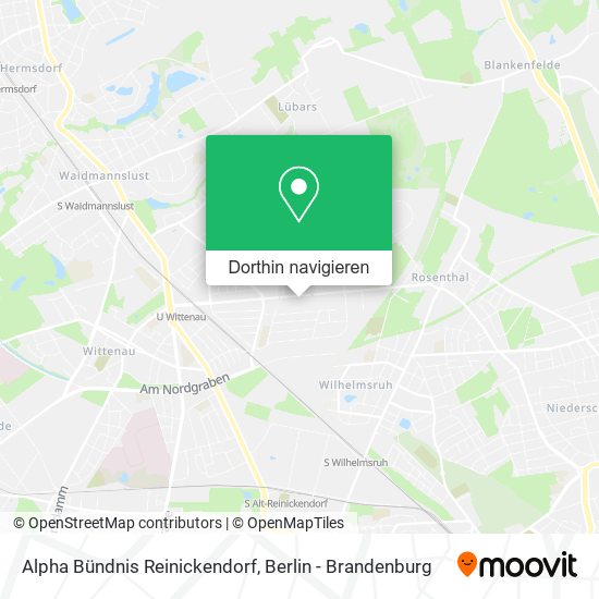 Alpha Bündnis Reinickendorf Karte