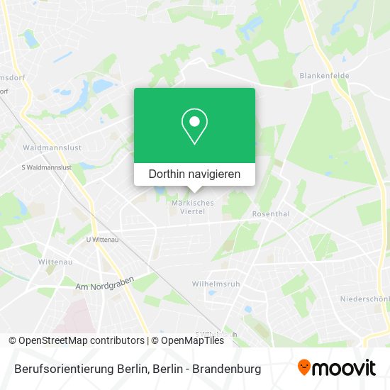 Berufsorientierung Berlin Karte