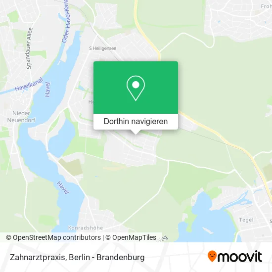 Zahnarztpraxis Karte