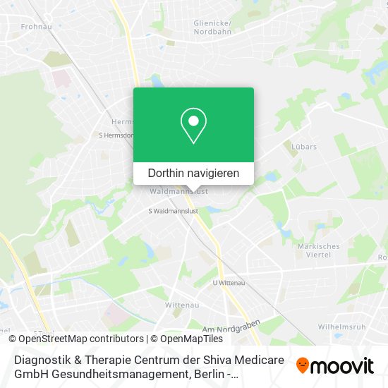 Diagnostik & Therapie Centrum der Shiva Medicare GmbH Gesundheitsmanagement Karte