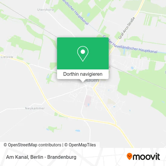 Am Kanal Karte