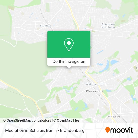 Mediation in Schulen Karte