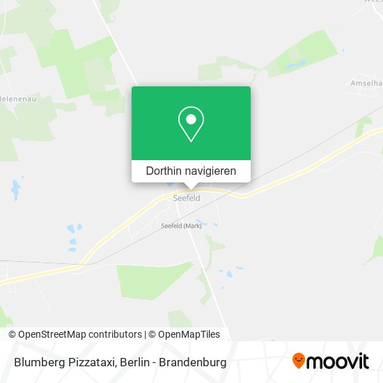 Blumberg Pizzataxi Karte