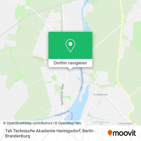 Tah Technische Akademie Hennigsdorf Karte