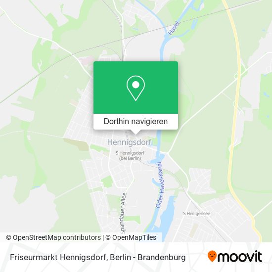 Friseurmarkt Hennigsdorf Karte