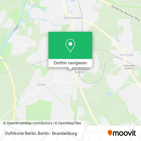 Duftikone Berlin Karte