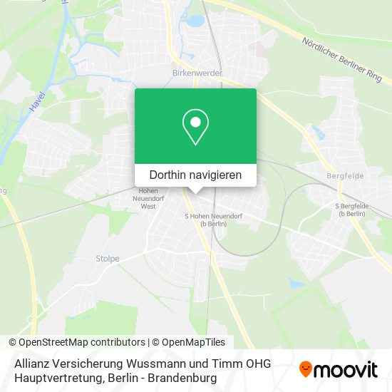 Allianz Versicherung Wussmann und Timm OHG Hauptvertretung Karte