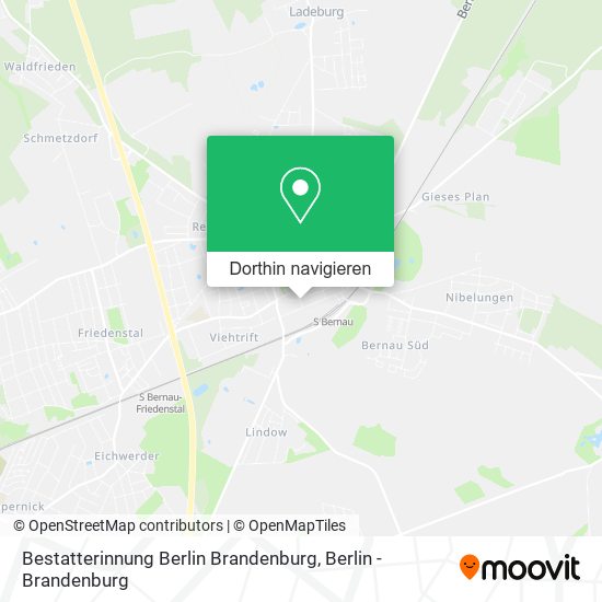 Bestatterinnung Berlin Brandenburg Karte