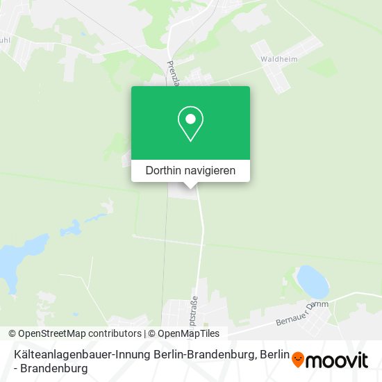 Kälteanlagenbauer-Innung Berlin-Brandenburg Karte