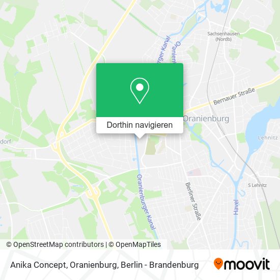 Anika Concept, Oranienburg Karte