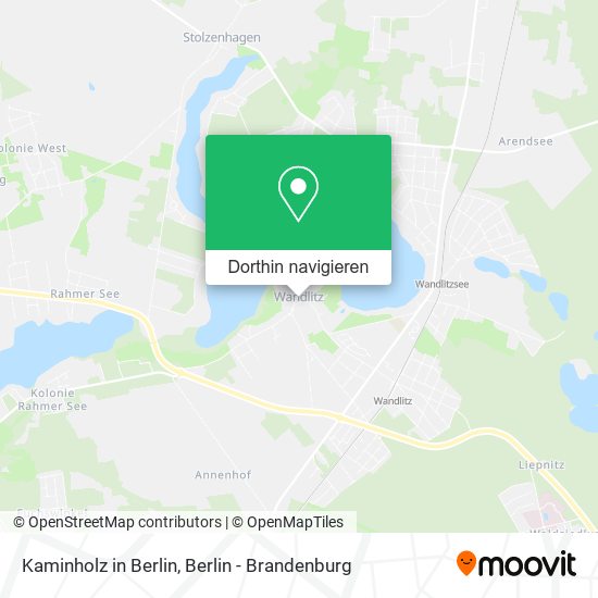 Kaminholz in Berlin Karte