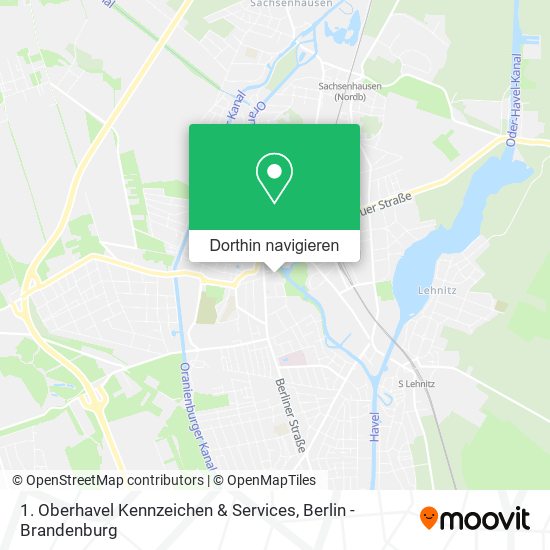 1. Oberhavel Kennzeichen & Services Karte