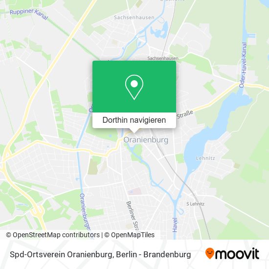 Spd-Ortsverein Oranienburg Karte