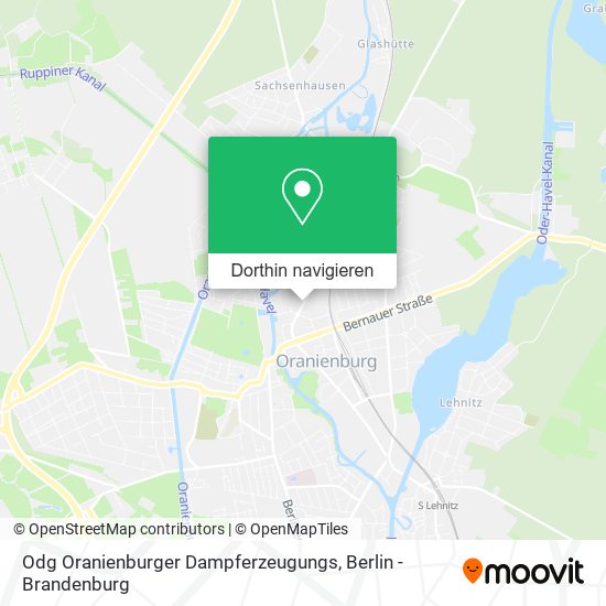 Odg Oranienburger Dampferzeugungs Karte