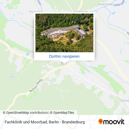 Fachklinik und Moorbad Karte