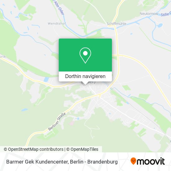 Barmer Gek Kundencenter Karte