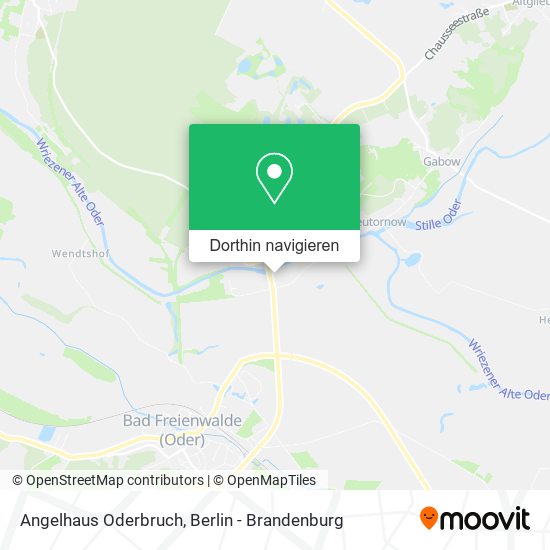 Angelhaus Oderbruch Karte