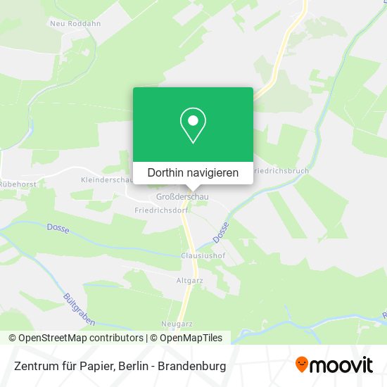 Zentrum für Papier Karte