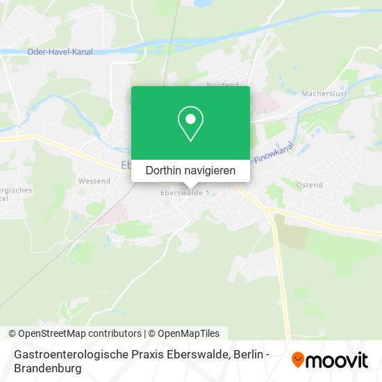 Gastroenterologische Praxis Eberswalde Karte