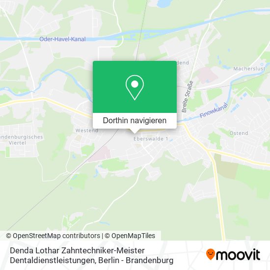 Denda Lothar Zahntechniker-Meister Dentaldienstleistungen Karte