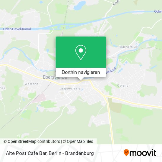 Alte Post Cafe Bar Karte