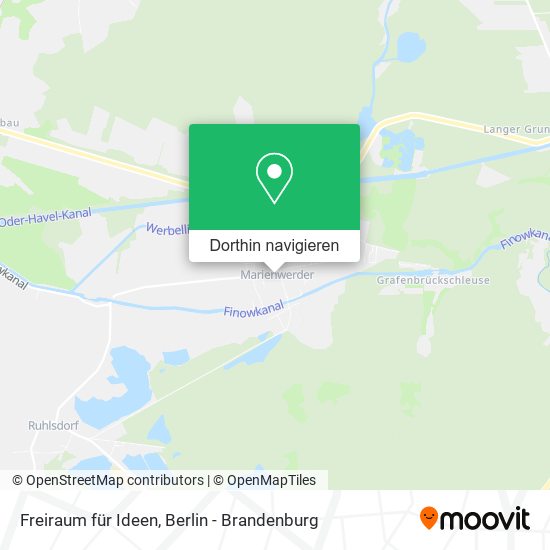 Freiraum für Ideen Karte