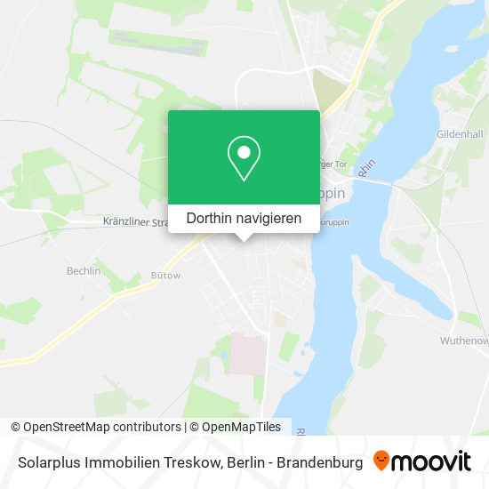 Solarplus Immobilien Treskow Karte