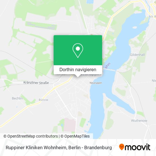 Ruppiner Kliniken Wohnheim Karte