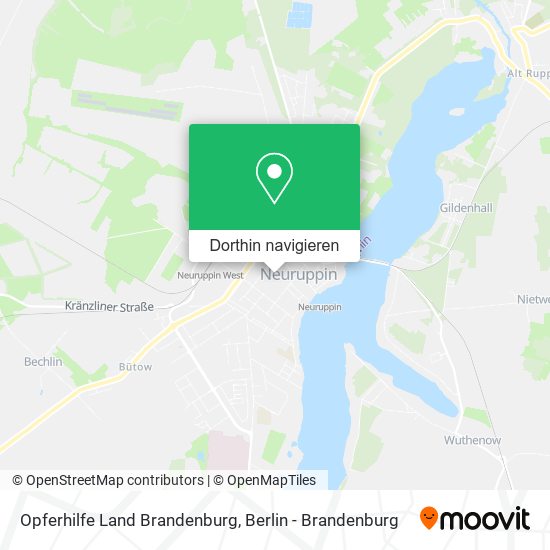 Opferhilfe Land Brandenburg Karte